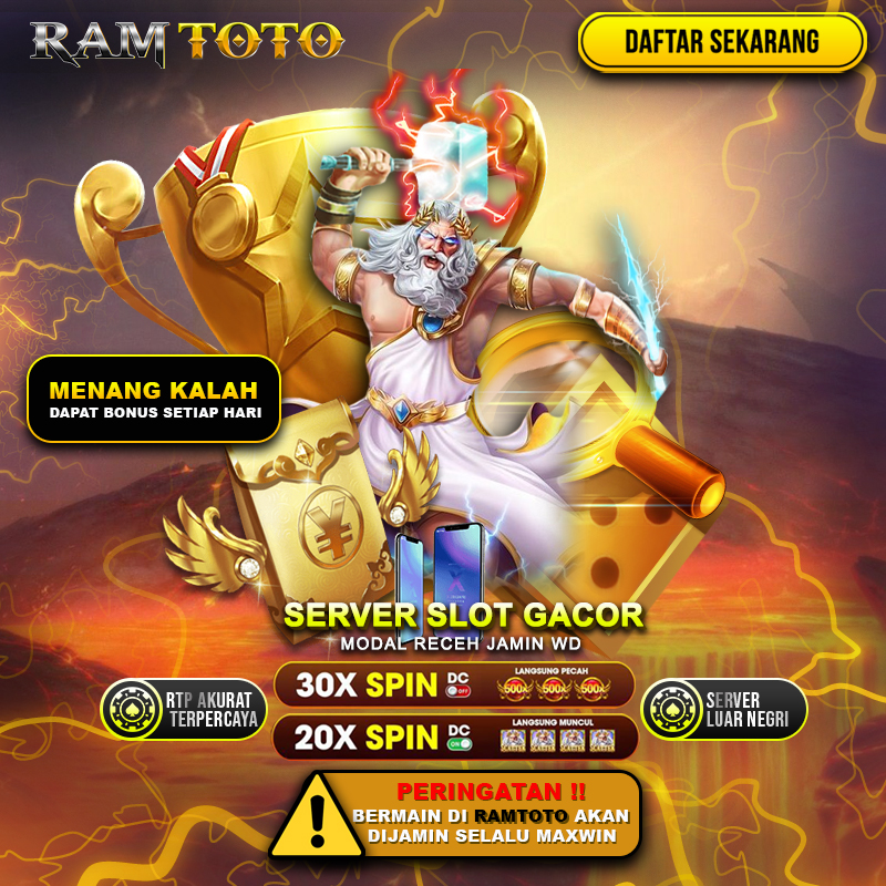 RAMTOTO : MENYEDIAKAN LINK LOGIN ZEUS GAMPANG MENANG 2024